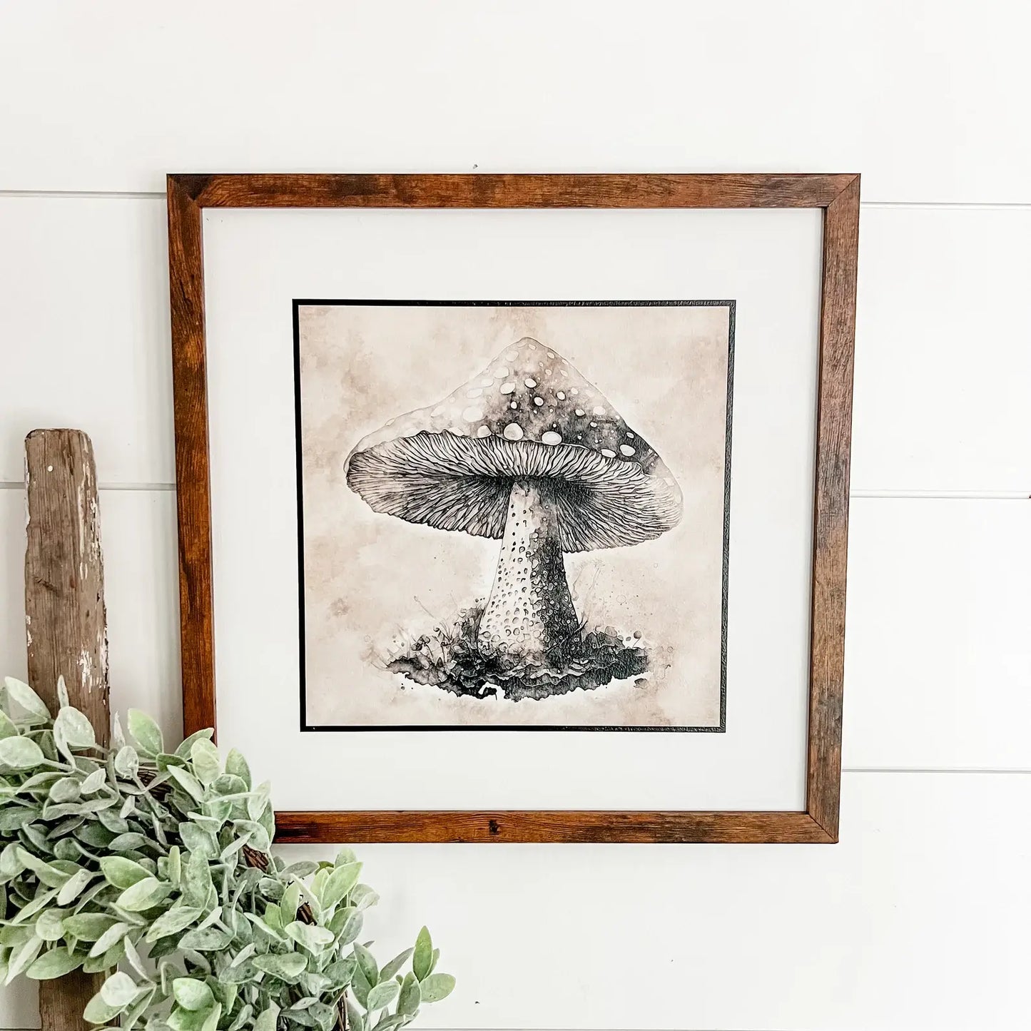 Abstract Mushroom Art