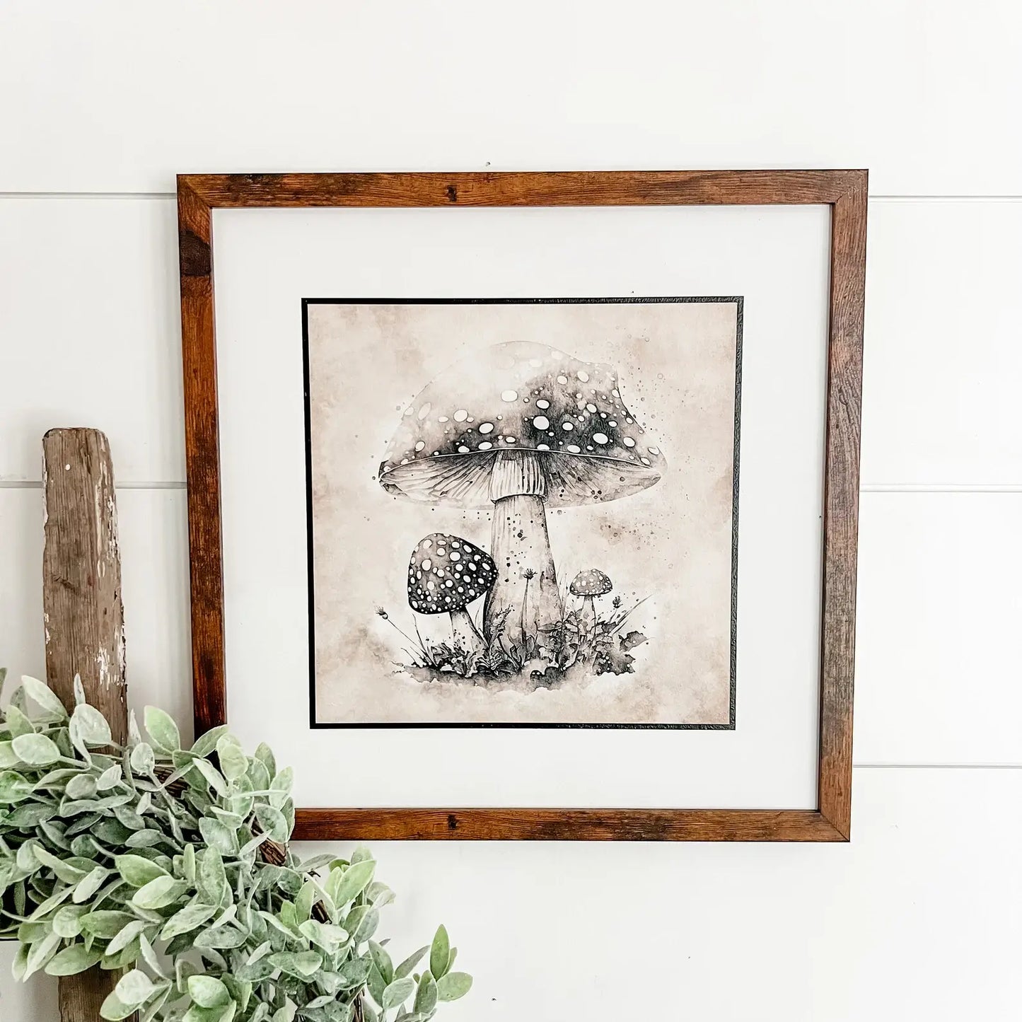 Abstract Mushroom Art