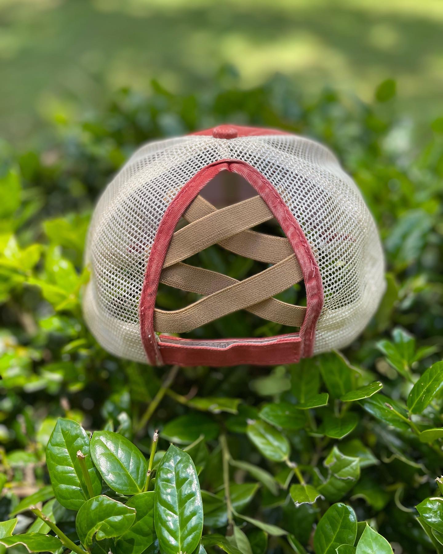 Monogram Criss Cross Hat - Custom embroidery