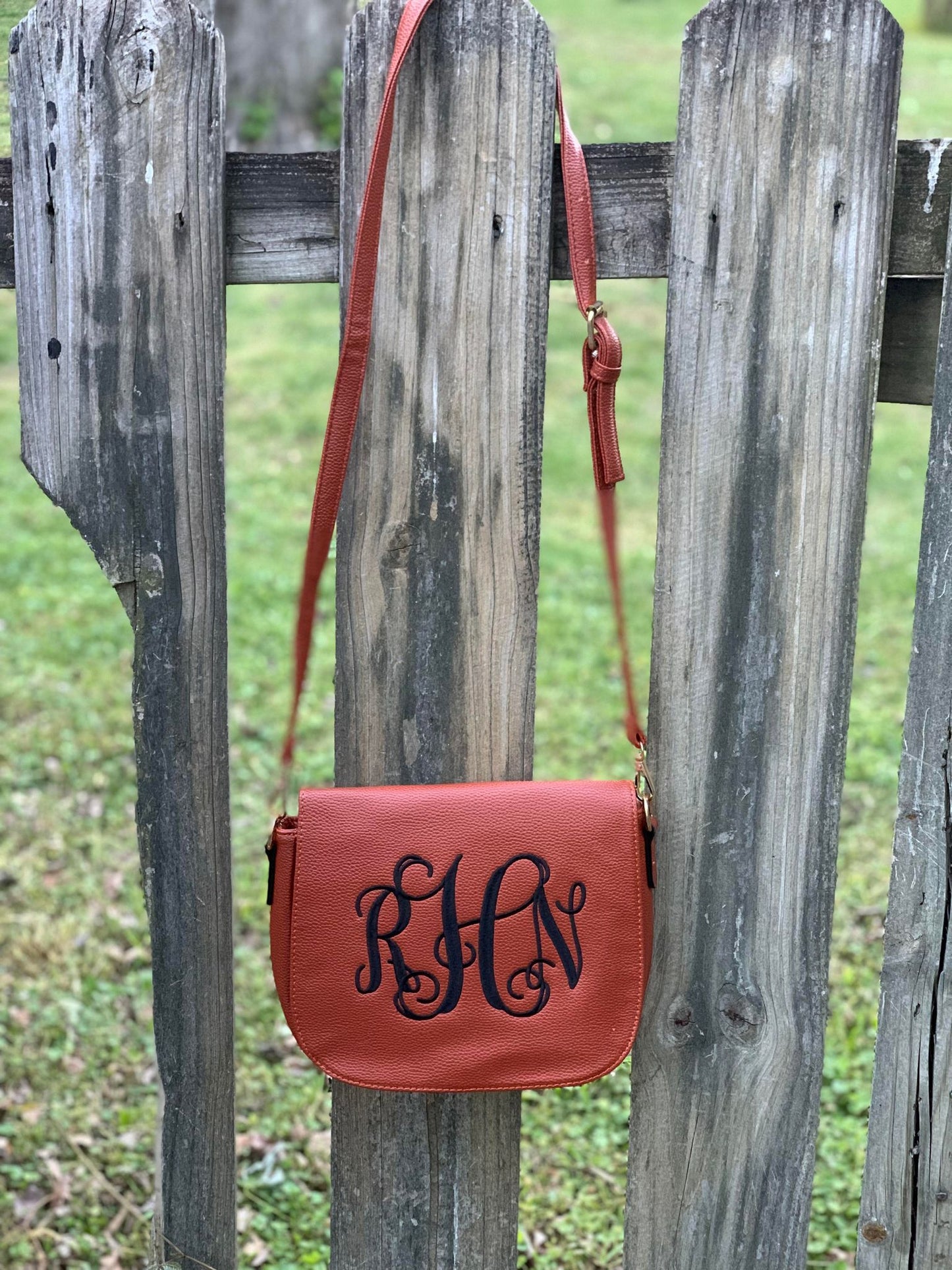 Monogram Crossbody Purse - Custom Embroidery