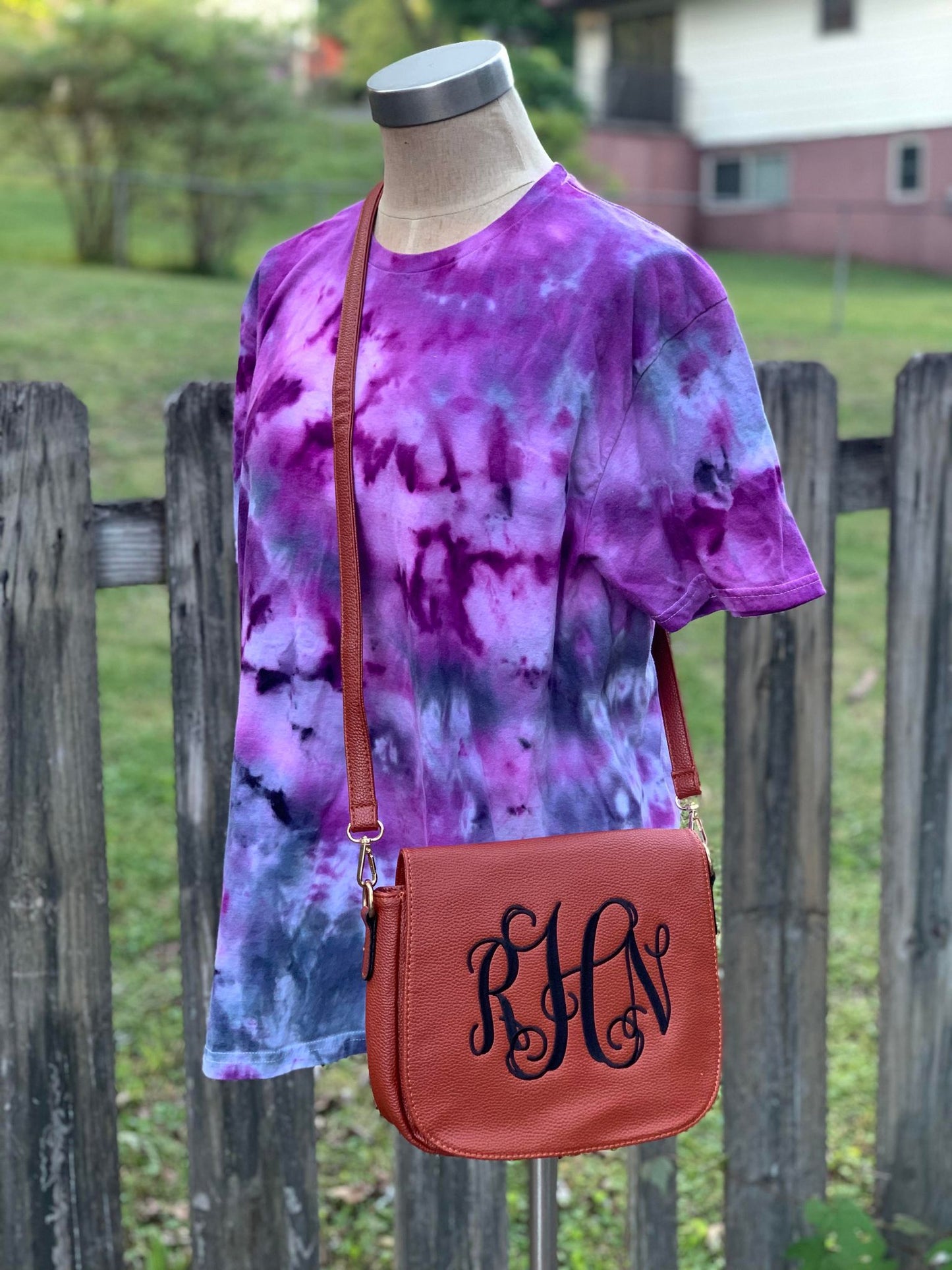 Monogram Crossbody Purse - Custom Embroidery