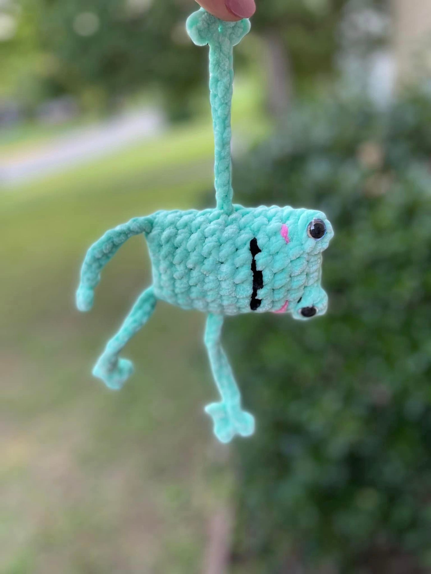 Handmade Crochet Leggy Frogs