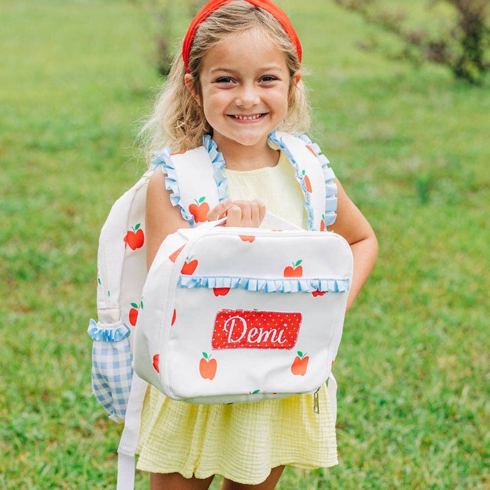 Apples Ruffles Lunch Bag