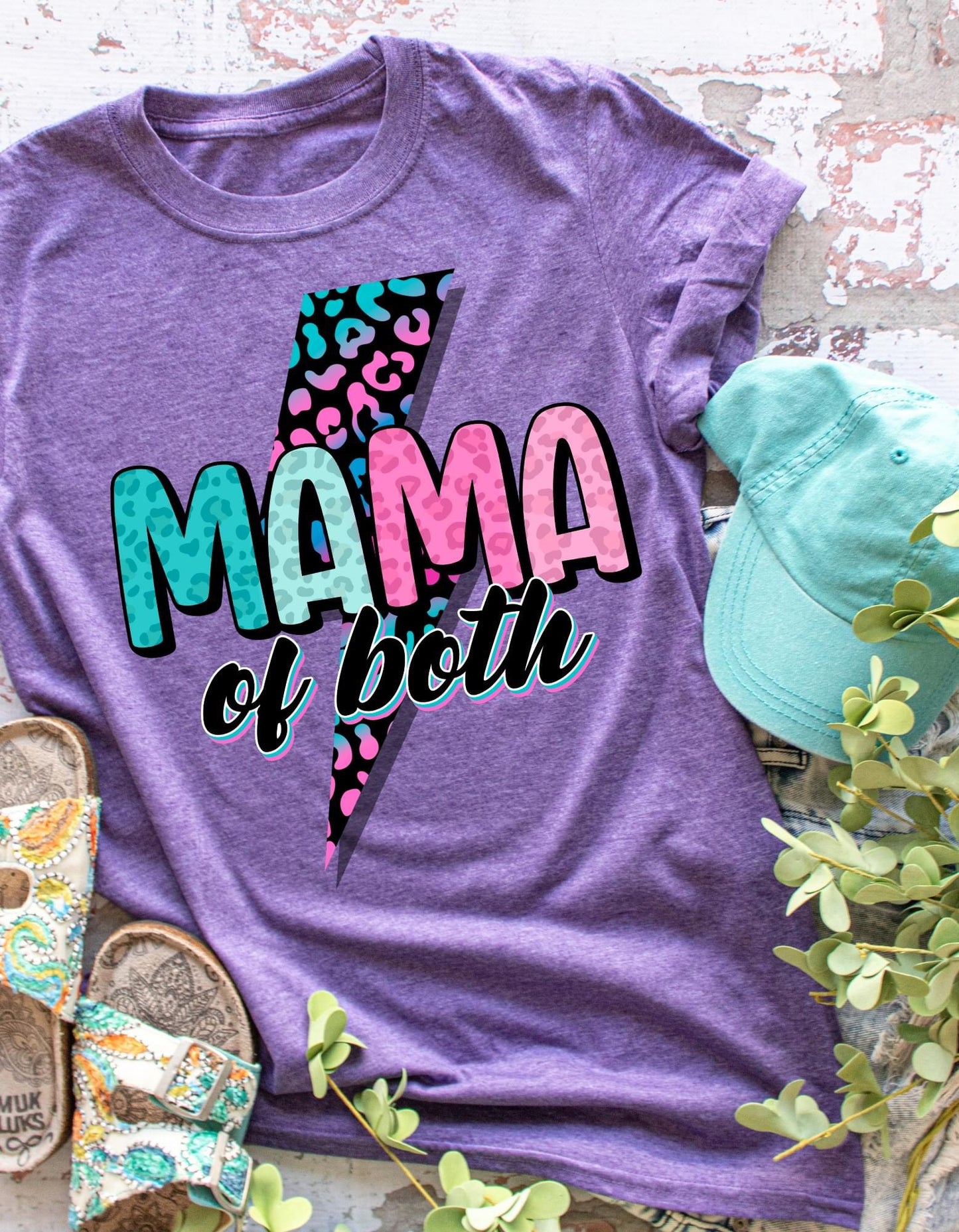 Mama of Both Graphic Tshirt