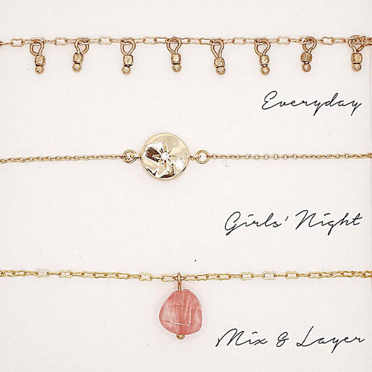 3PC Assorted Layering Pendant Necklace Gift Set