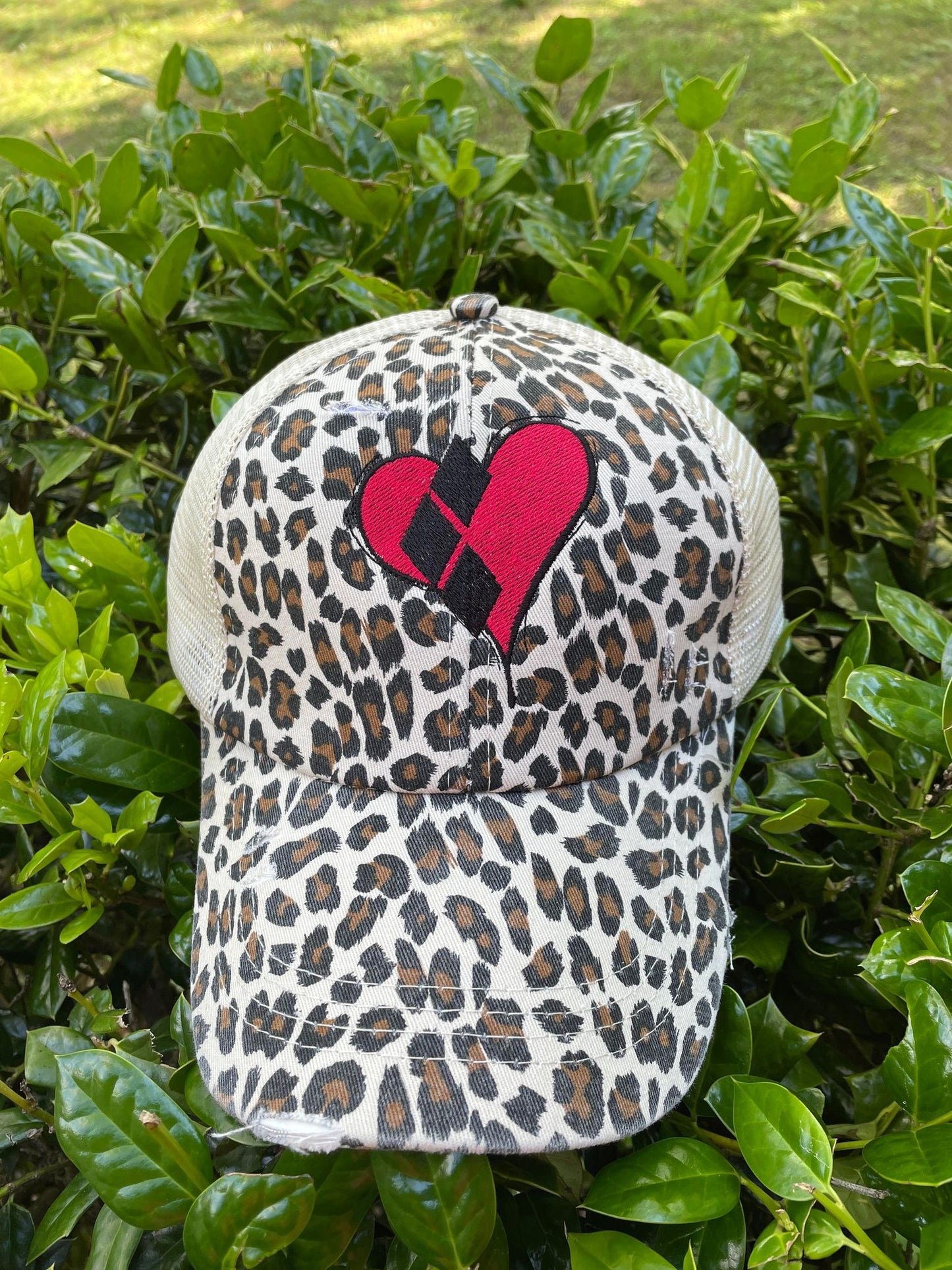 Monogram Criss Cross Hat - Custom embroidery