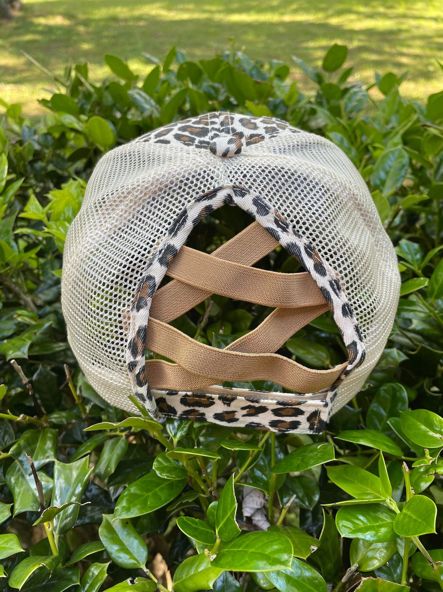 Monogram Criss Cross Hat - Custom embroidery