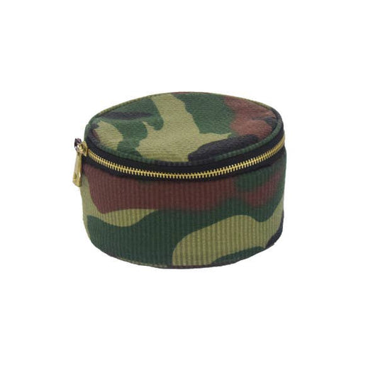 6" Woodland Seersucker Button Bag | Mint