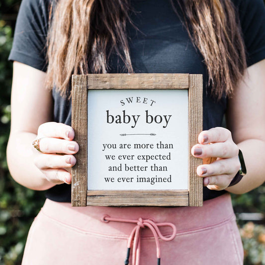 Baby Boy Decor, Baby's Room, Boys Room, Wood Sign, Handmade