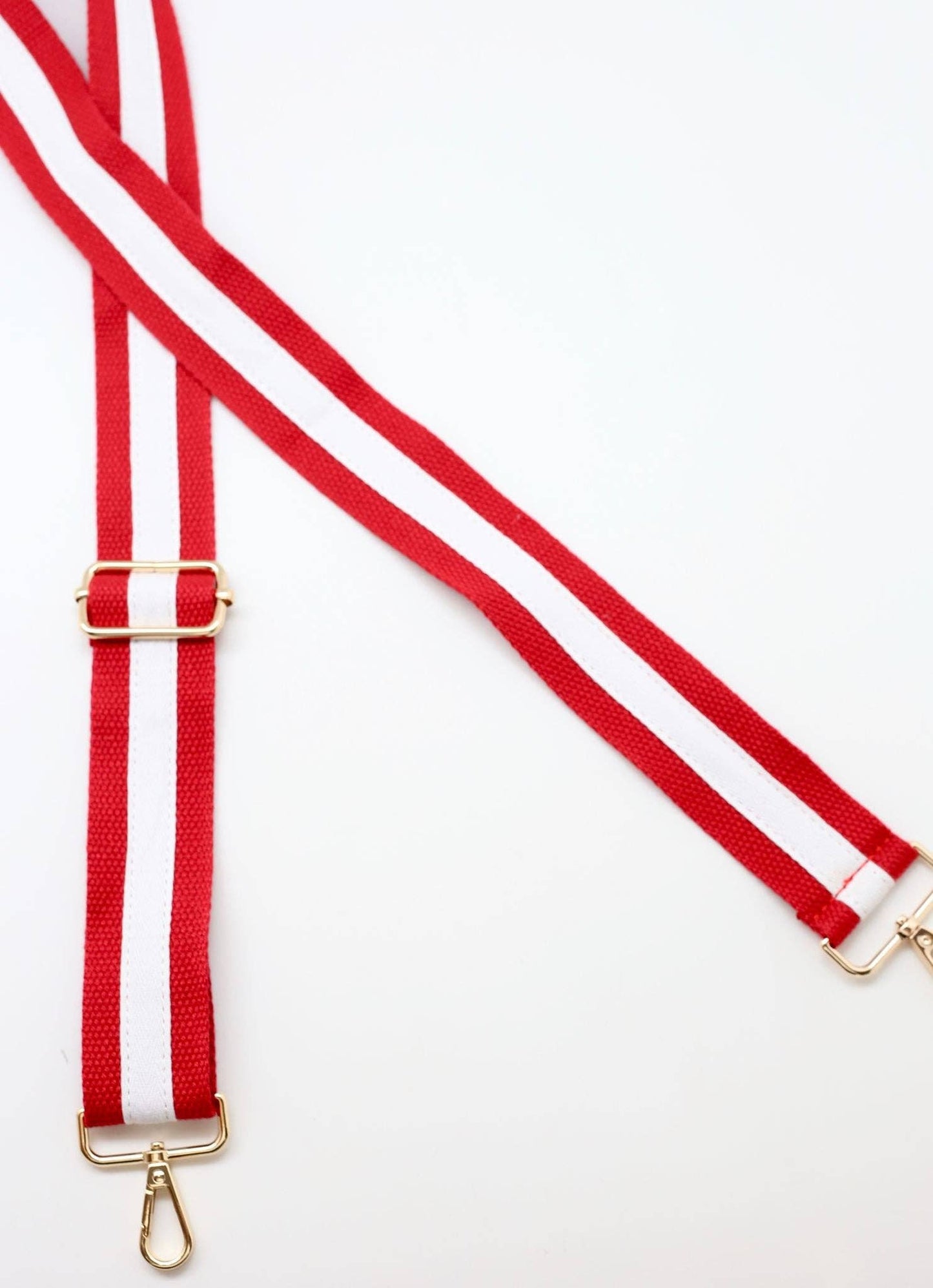 Bowden Striped Crossbody Strap RED