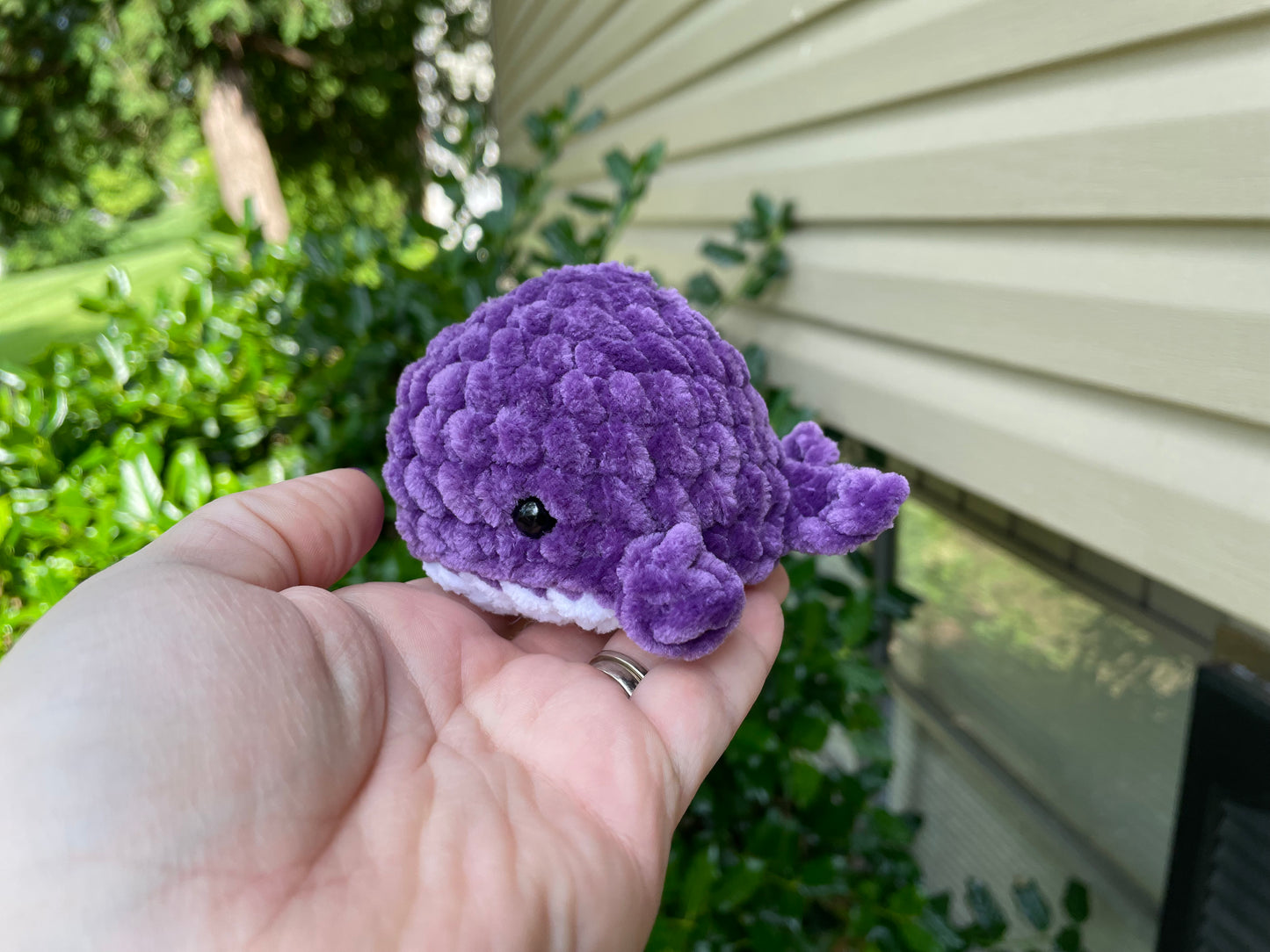 Handmade Crochet Mini Whale