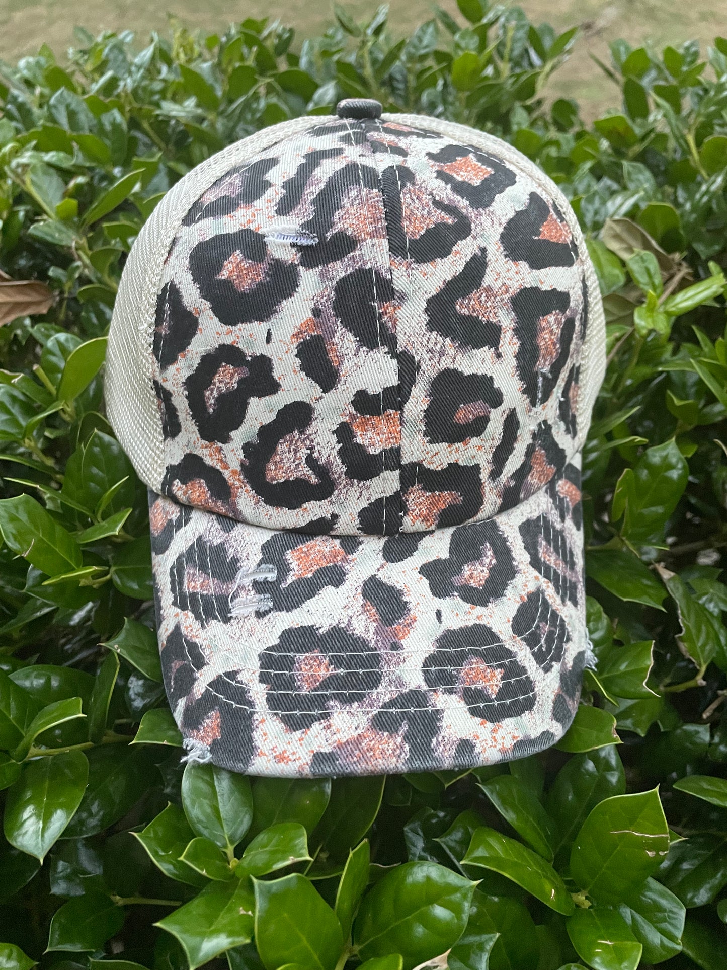 Youth Monogram Criss Cross Hat - Custom embroidery